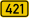 Bundesstraße 421 number.svg