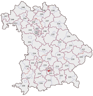 <span class="mw-page-title-main">Munich South (electoral district)</span> Federal electoral district of Germany