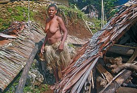 Женщина из деревни Бунлап о. Пентекост (Вануату)