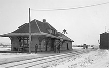 CPR Woodbridge station, circa 1910 CPR Woodbridge ca.1910.jpg