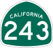 Markierung der Route 243