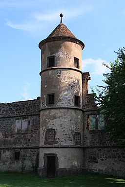Calw Hirsau - Klosterhof - Jagdschloss - Südflügel - Treppenturm 01 ies
