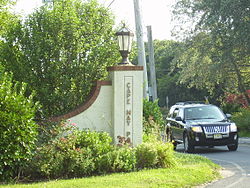 The entrance to Cape May Point