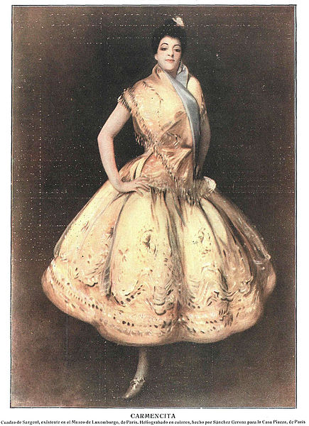 File:Carmencita, cuadro de Sargent, heliograbado de Sánchez Gerona.jpg