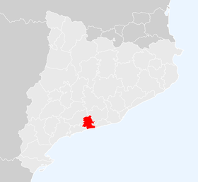 Localisation de Baix Penedès