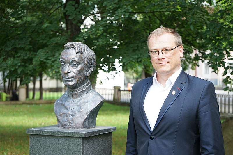 File:Chairman of Matica slovenská, in Alley of National Awakeners.jpg