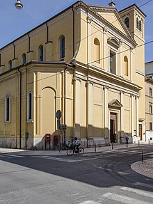 The neoclassical facade of St. Paul's Church, the work of Alessandro Pompei Chiesa di San Paolo (1).jpg