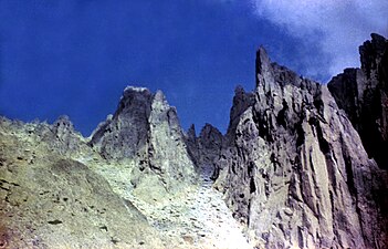 Spires in the Sierra de Gredos mountain range