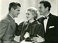 Paul Kelly, Claire Trevor, and Michael Whalen, 1936