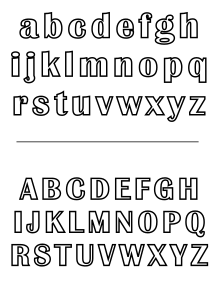 English alphabet. Letters form the basis for many languages, including English Classic alphabet chart at coloring-pages-for-kids-boys-dotcom.svg