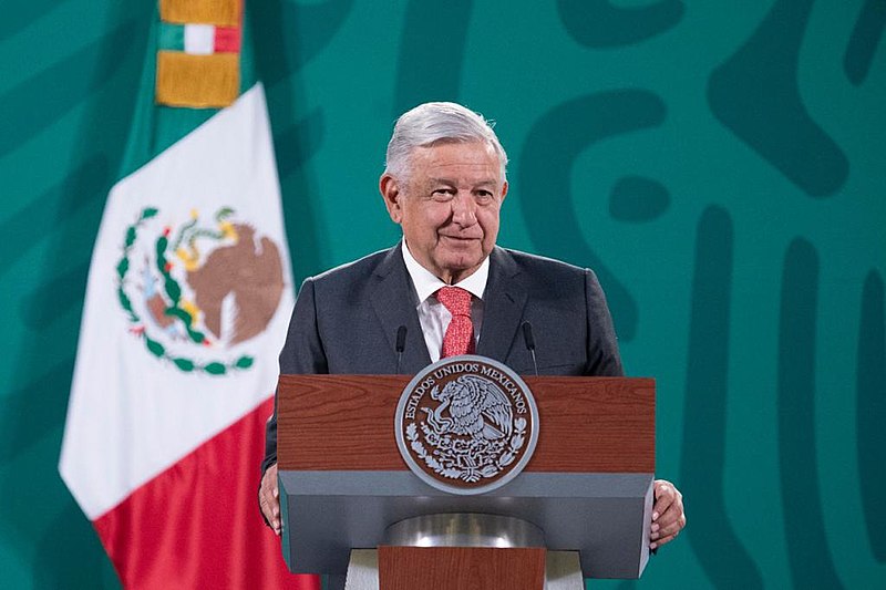 File:Conferencia de prensa de Lopez Obrador abril 2021.jpg