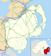 County Down UK location map.svg
