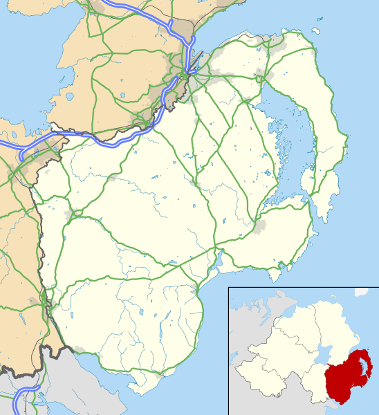 File:County Down UK location map.svg