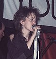 Joy De Vivre performing with Crass, 1984.