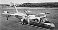 Самолёт Curtiss-Wright X-19 использует при взлёте и посадке принцип квадрокоптера