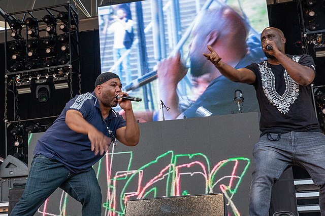 Posdnuos and Maseo of De La Soul at Gods of Rap 2019 in Berlin, Germany