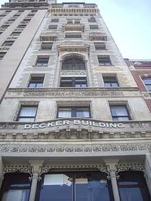 The Decker Building, the second location of the Factory Decker Building, 33 Union Square West, NYC (2008).jpg