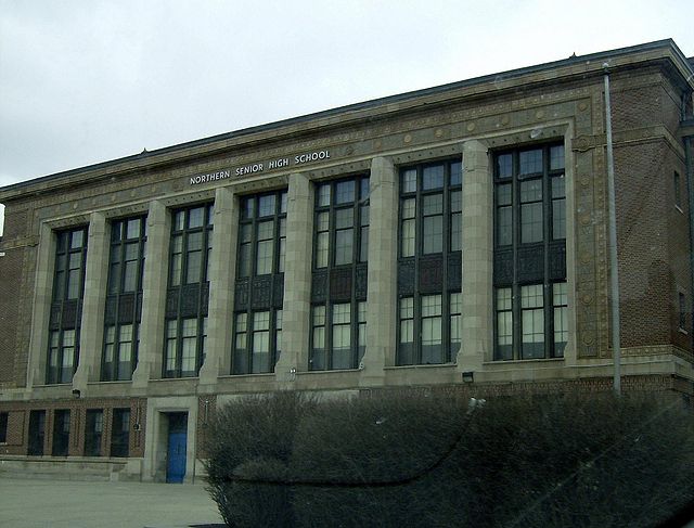 Northern High School on Woodward Avenue was 98% black in 1966 and the setting of a black-student walkout.