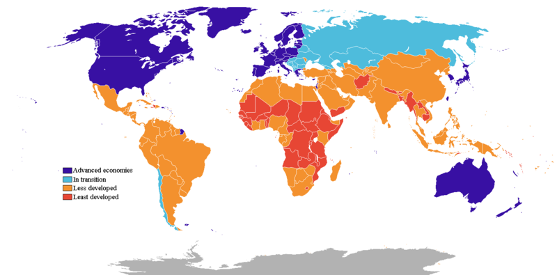 Archivo:Developed and developing countries.PNG - Wikipedia, la ...