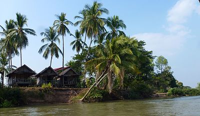 Île de Khong (Don Khong) Don_Khong,Champassak.- Laos.