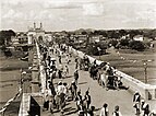 Entrance bridge to Hyderabad, India.JPG