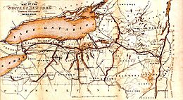 Carte du canal Érié 1853.jpg