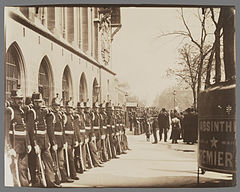 Republican Guards in Front of the Palais de Justice