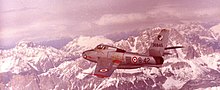 F-84F dell'Aeronautica Militare, 101º Gruppo in volo sulle Alpi