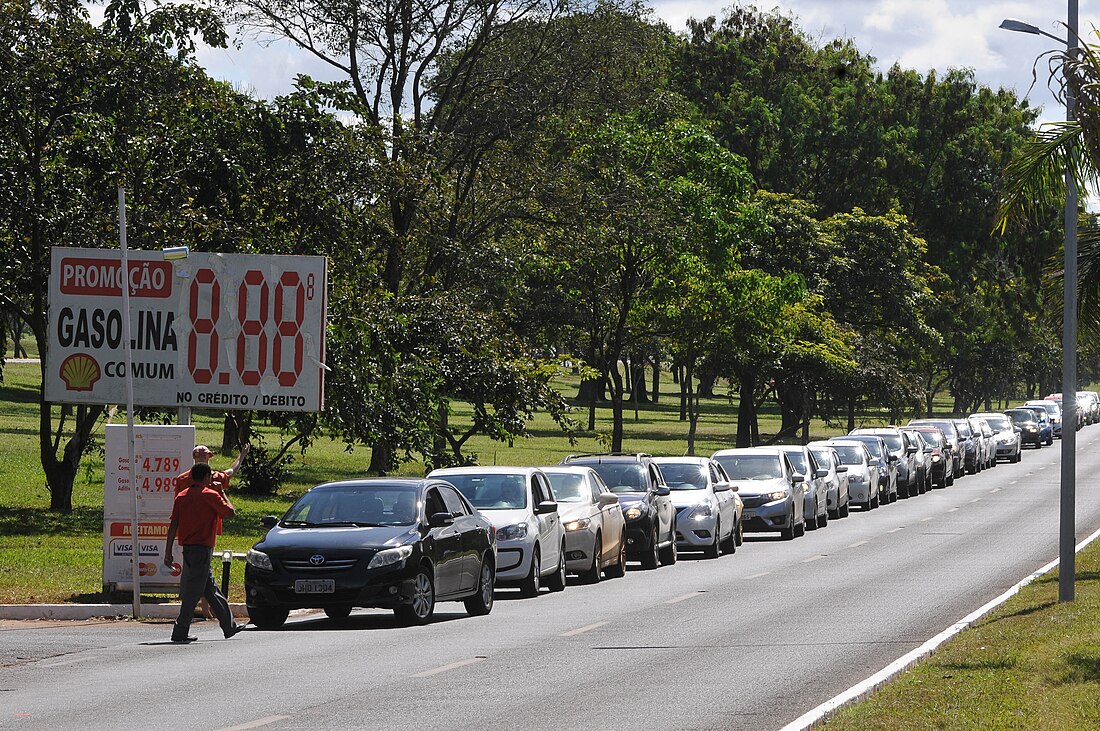 Greve dos caminhoneiros no Brasil em 2018