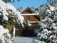 Reconstructed Forest City Stockade in Winter Forest City Stockade After Blizzard.jpg