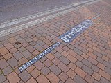 Frankenberg - Markt 8, sign in the pavement