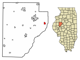 Fulton County Illinois Incorporated and Unincorporated areas Banner Highlighted.svg