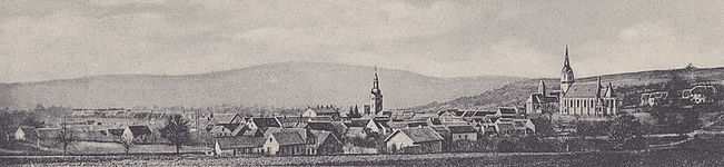Panorama of Göllheim ca. 1911 - Germany.