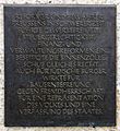 Memorial plaque on Hardenbergplatz, Berlin-Charlottenburg