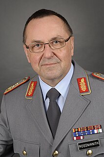 Richard Rossmanith German Army officer (born 1955)