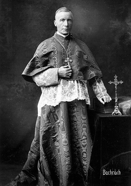 James Gibbons (1834–1921), cardinal archbishop of Baltimore, was the widely respected leader of American Catholics.