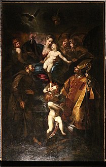 Giulio Cesare Procaccini, Madonna pomiędzy św. Karolem a św. Franciszkiem z Asyżu