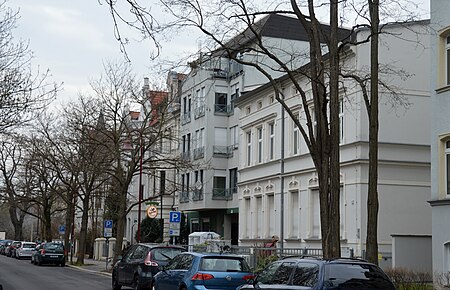 Goethestraße Magdeburg Häuserzeile