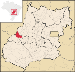 Montes Claros de Goiás – Mappa