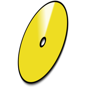 Gold record icon.svg