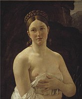 «Купальниця». 71×58 см. Державна Третьяковська галерея. Початок 1830-х (?)
