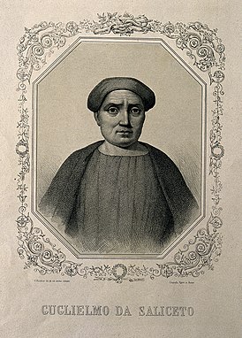 Guglielmo da Saliceto. Lithograph by G. Bacchini. Wellcome V0002450.jpg