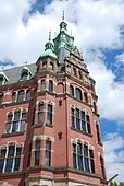 Havenrathhaus en Speicherstadt