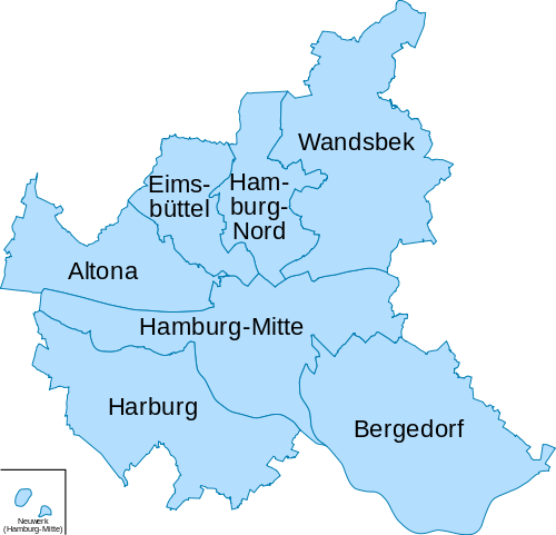 Hambourg Bezirke.svg