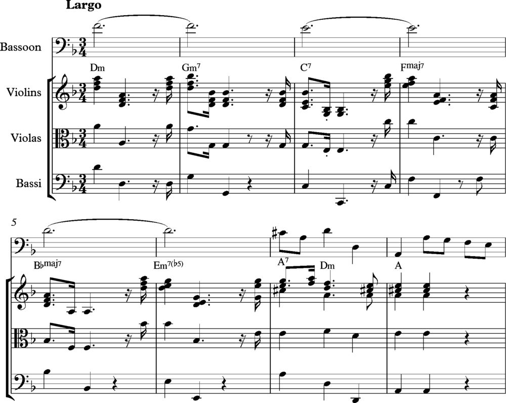 Handel, aria "Pena tiranna" from Amadigi, orchestral introduction
