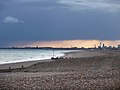 Image 25Hayling Island's mainly shingle beach with Portsmouth's Spinnaker Tower beyond (from Portal:Hampshire/Selected pictures)