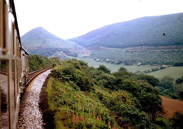 The Heart of Wales line south of Sugar Loaf