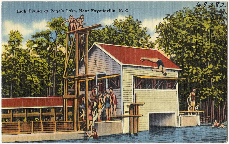 File:High diving at Page's Lake, near Fayetteville, N. C. (5755518557).jpg