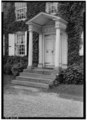 Historic American Buildings Survey (Fed.), Stanley P. Mixon, Photographer June 16, 1940, (B) EXTERIOR, DETAIL OF ENTRANCE PORCH AND DOORWAY. - Sir William Johnson House, State HABS NY,29-FORJO,1-15.tif