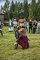 English: Historical reenactment (reconstruction), Scottish mercenaries. Belarusian state museum of folk architecture and life, Minsk district, Belarus Беларуская: Гістарычная рэканструкцыя, шатландскія наёмнікі. Беларускі дзяржаўны музей народнай архітэктуры і побыту, Мінскі раён, Беларусь Русский: Историческая реконструкция, шотландские наёмники. Белорусский государственный музей народной архитектуры и быта, Минский район, Беларусь